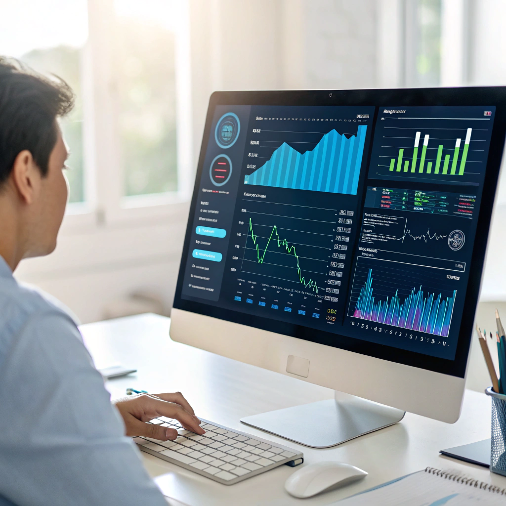 Digital strategy dashboard and analytics